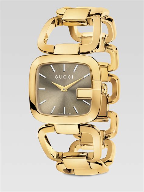 gucci g bracelet watch|ladies gold gucci watches.